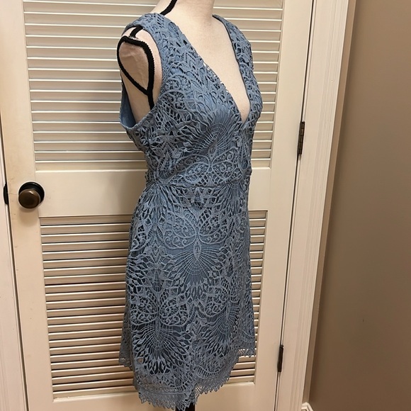 Lulus Truly Beloved Dress in Dusty Blue, Size XLarge, NWT - Picture 10 of 17